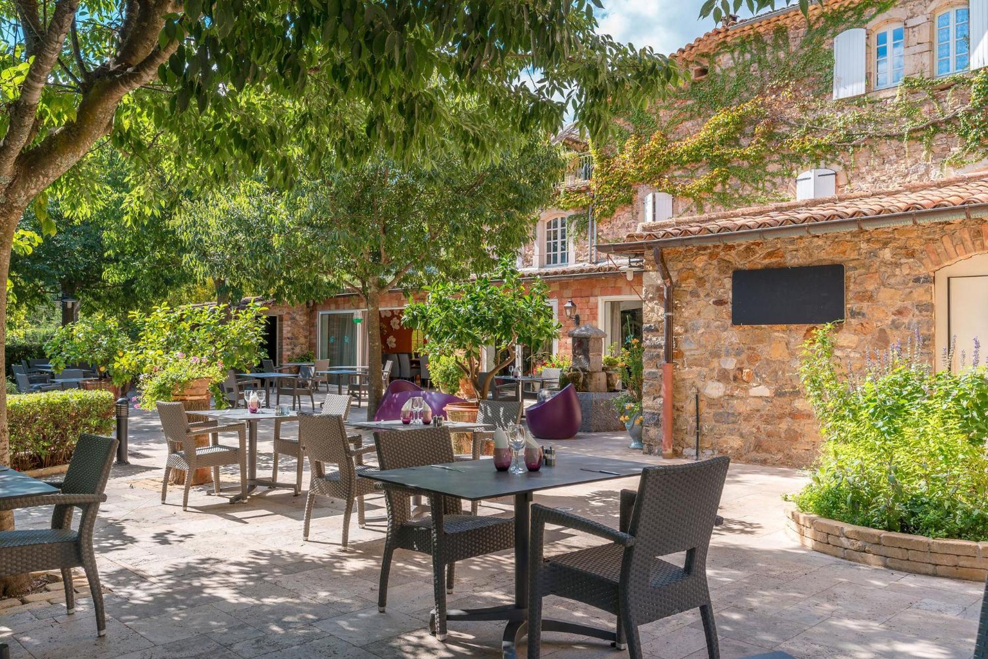 Logis Hotel Restaurant Le Pradinas Anduze Eksteriør bilde