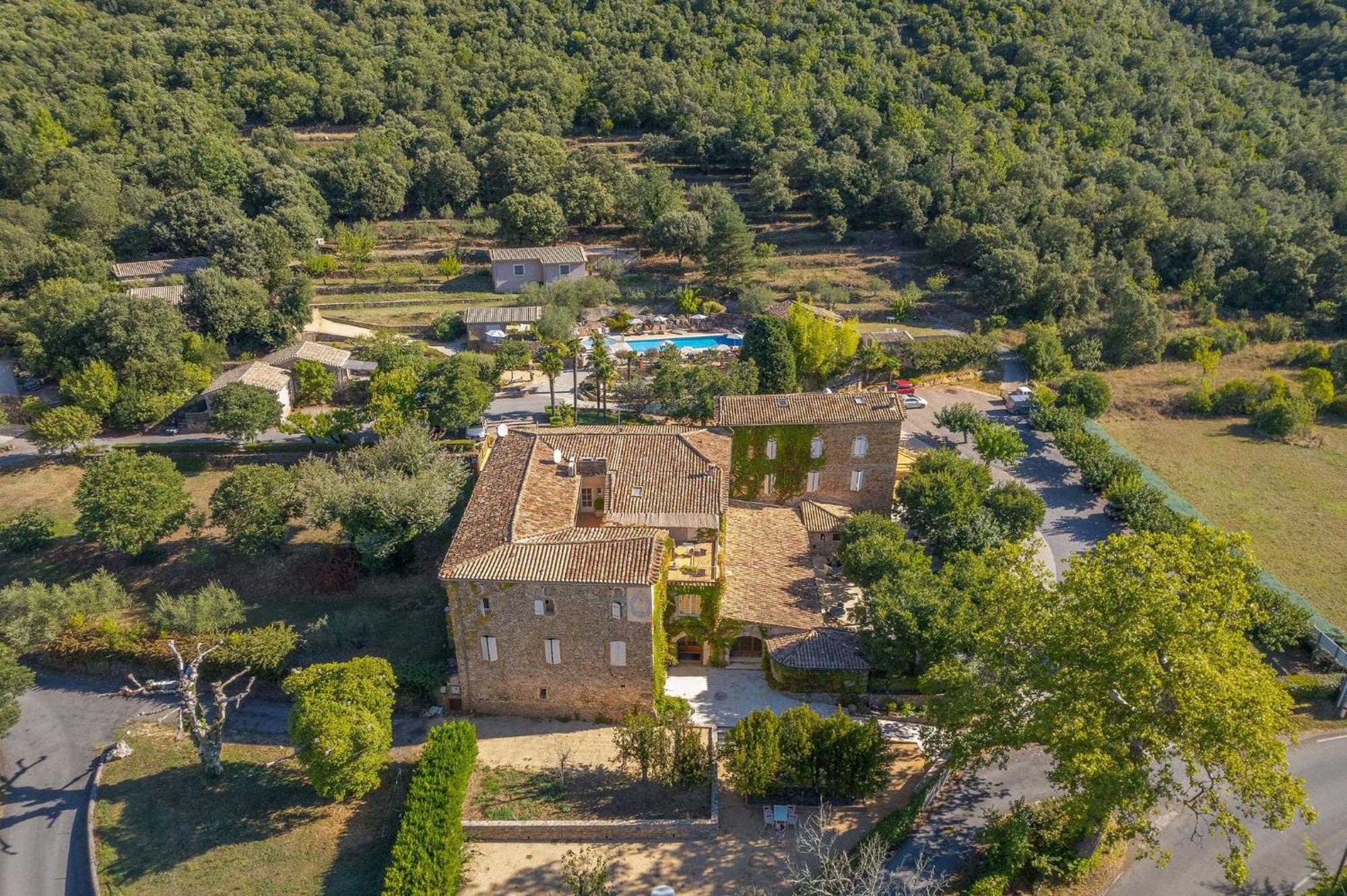 Logis Hotel Restaurant Le Pradinas Anduze Eksteriør bilde